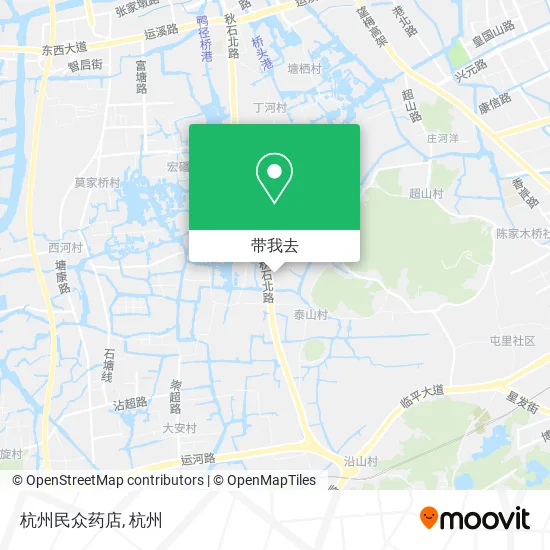 杭州民众药店地图