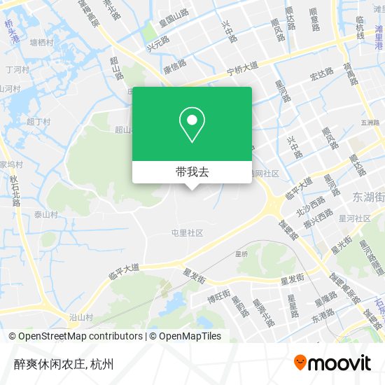 醉爽休闲农庄地图