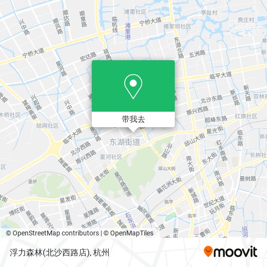 浮力森林(北沙西路店)地图