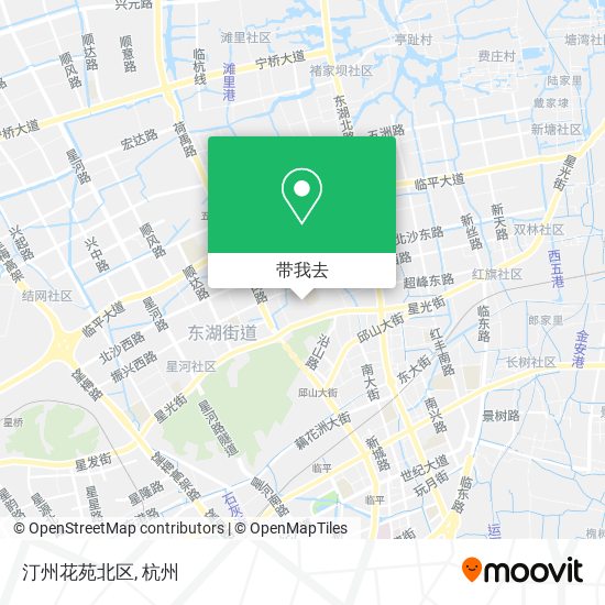 汀州花苑北区地图