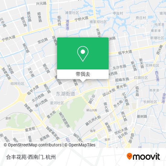 合丰花苑-西南门地图