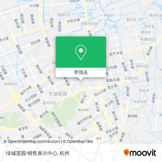 绿城莲园-销售展示中心地图