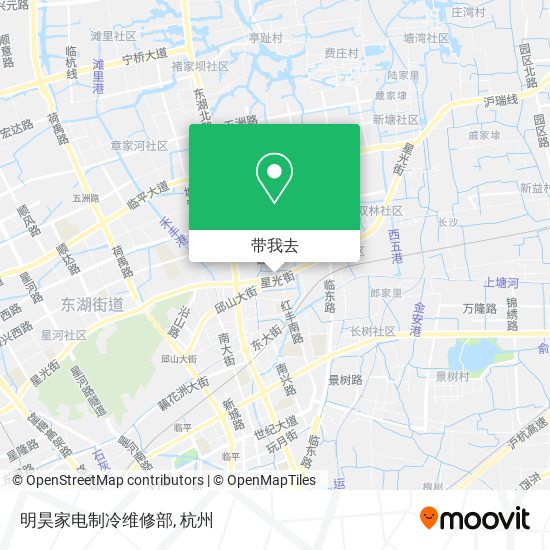 明昊家电制冷维修部地图