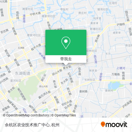 余杭区农业技术推广中心地图