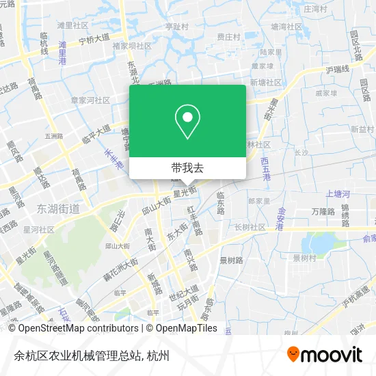 余杭区农业机械管理总站地图
