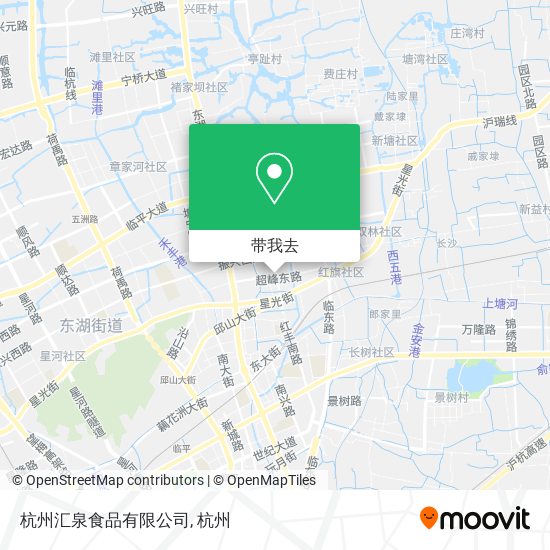 杭州汇泉食品有限公司地图