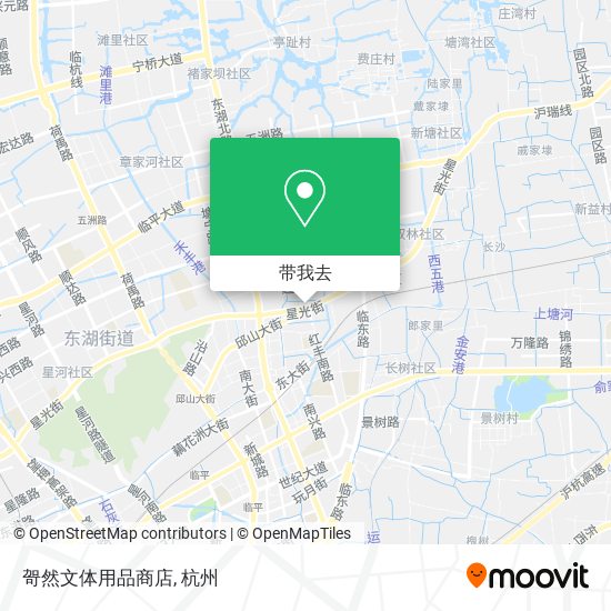 哿然文体用品商店地图