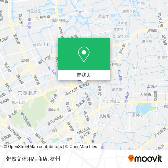 哿然文体用品商店地图