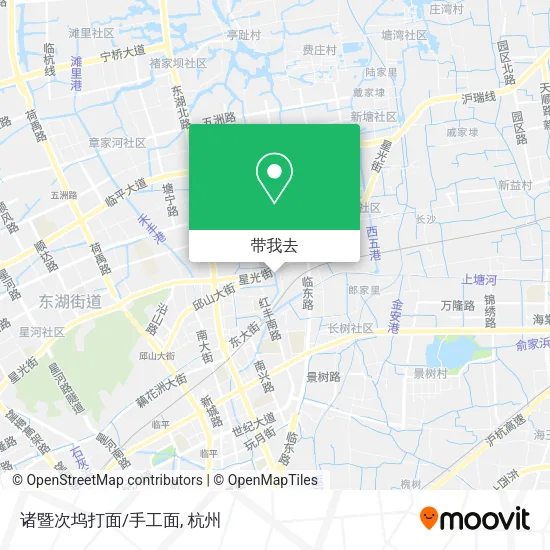 诸暨次坞打面/手工面地图