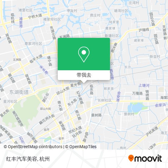 红丰汽车美容地图
