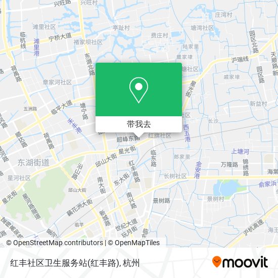 红丰社区卫生服务站(红丰路)地图