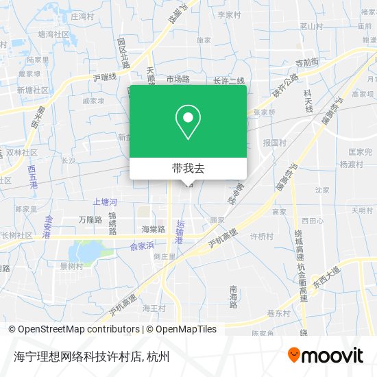 海宁理想网络科技许村店地图