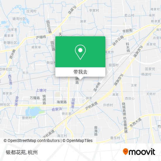 银都花苑地图