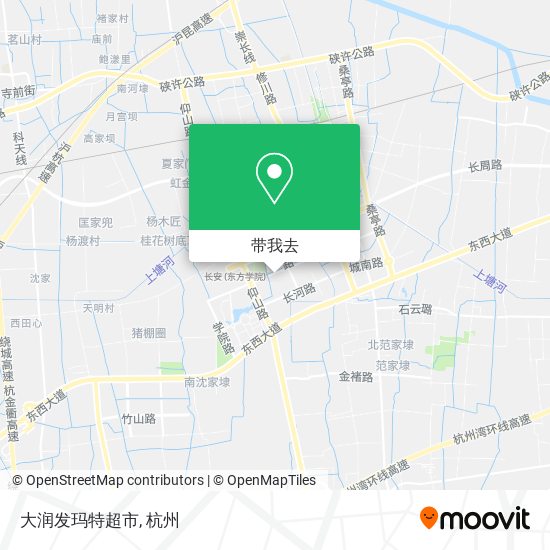 大润发玛特超市地图