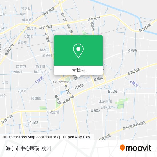 海宁市中心医院地图