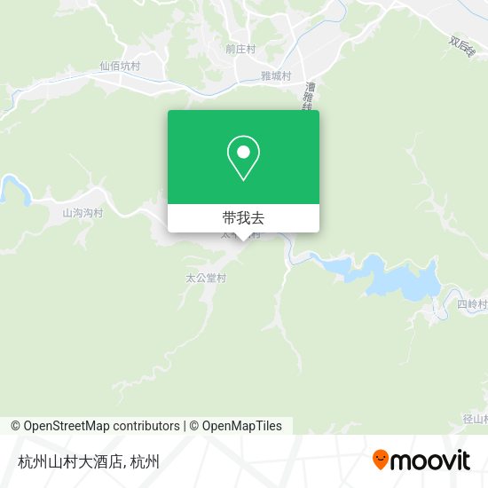 杭州山村大酒店地图