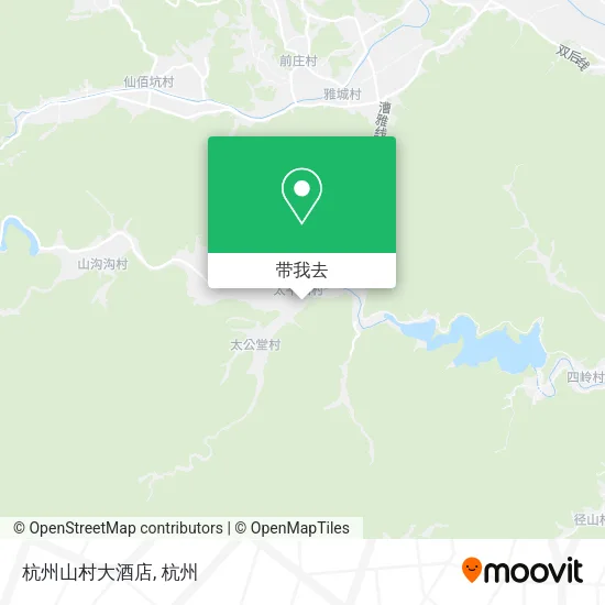 杭州山村大酒店地图