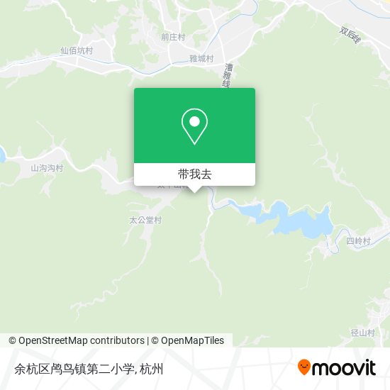 余杭区鸬鸟镇第二小学地图