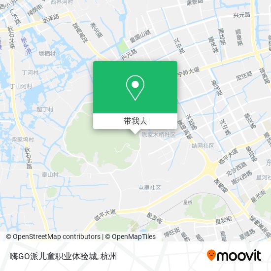 嗨GO派儿童职业体验城地图