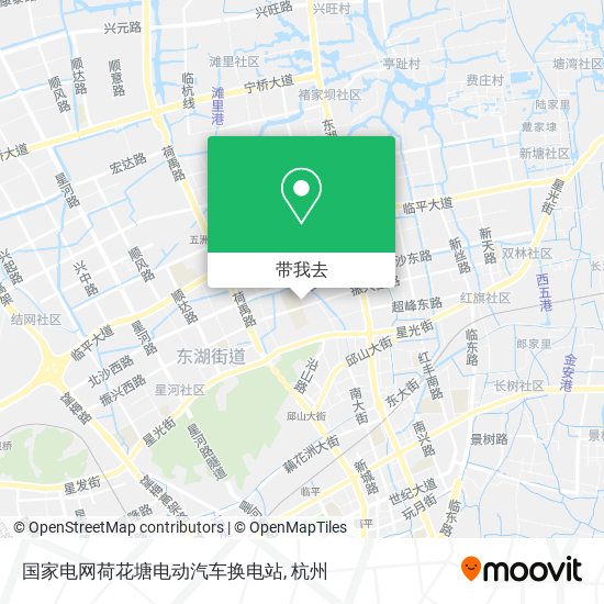 国家电网荷花塘电动汽车换电站地图