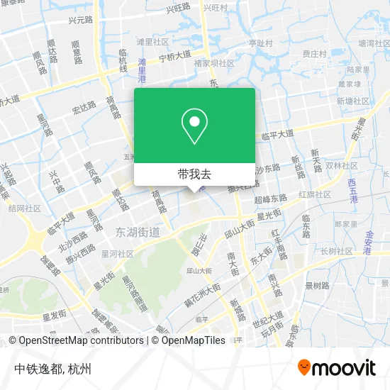 中铁逸都地图