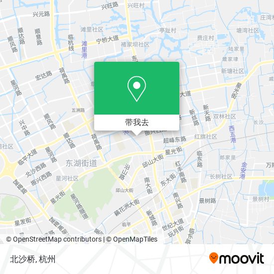 北沙桥地图