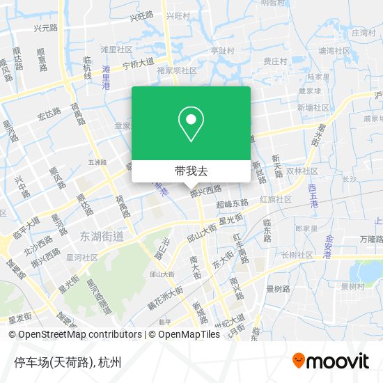 停车场(天荷路)地图