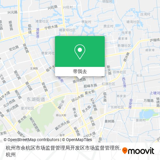 杭州市余杭区市场监督管理局开发区市场监督管理所地图