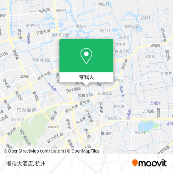浙信大酒店地图