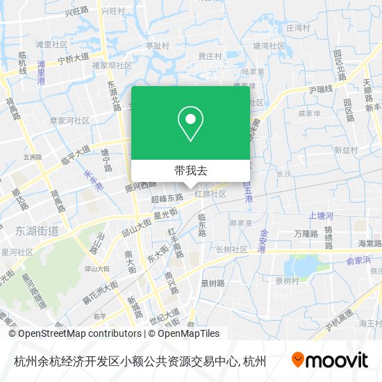 杭州余杭经济开发区小额公共资源交易中心地图