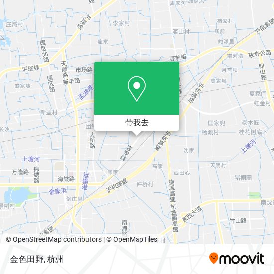 金色田野地图