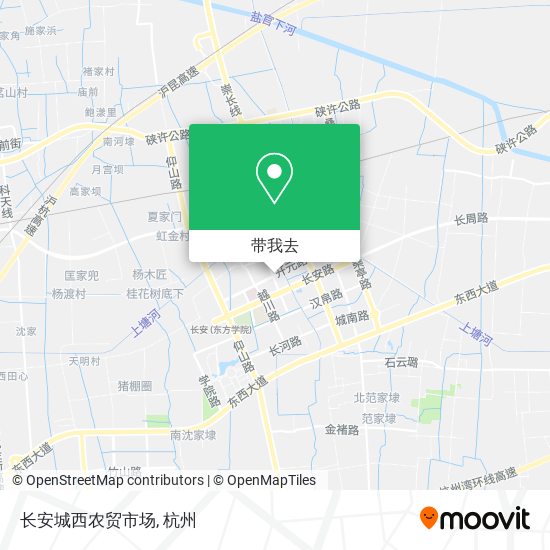 长安城西农贸市场地图