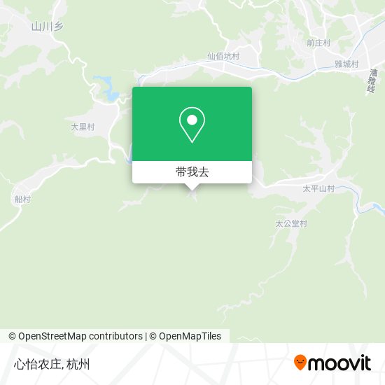 心怡农庄地图