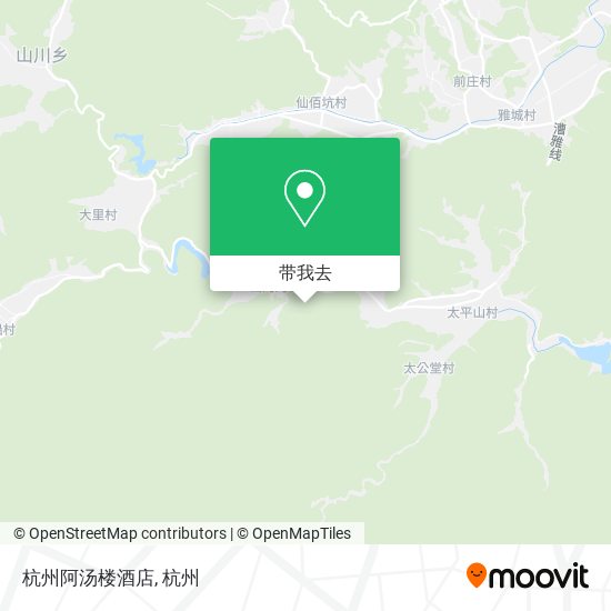 杭州阿汤楼酒店地图