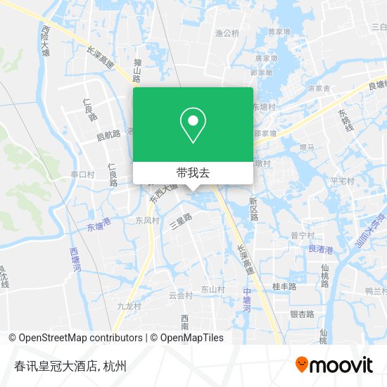春讯皇冠大酒店地图