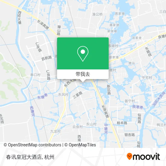 春讯皇冠大酒店地图