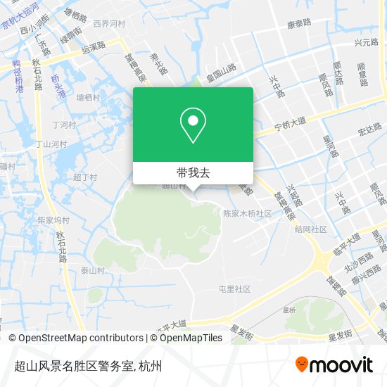 超山风景名胜区警务室地图