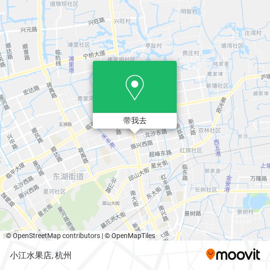 小江水果店地图