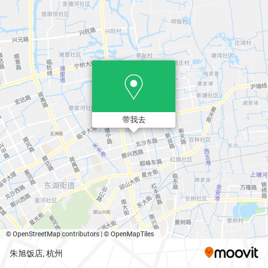 朱旭饭店地图