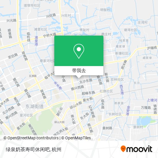 绿泉奶茶寿司休闲吧地图