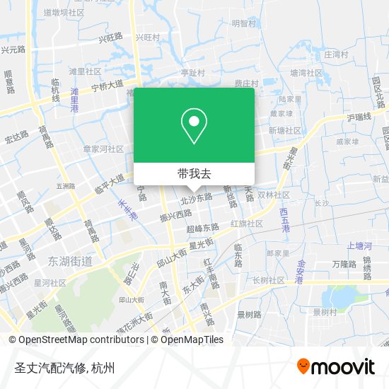 圣丈汽配汽修地图