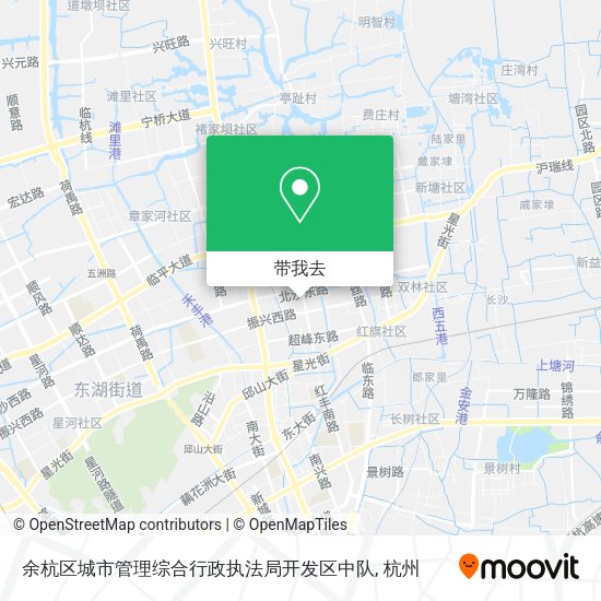 余杭区城市管理综合行政执法局开发区中队地图