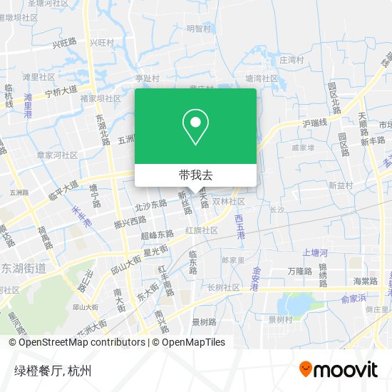 绿橙餐厅地图