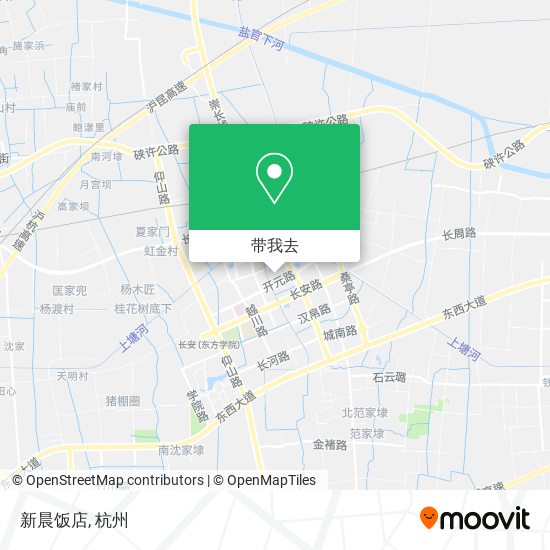 新晨饭店地图