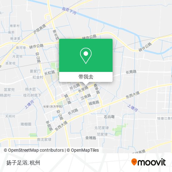 扬子足浴地图