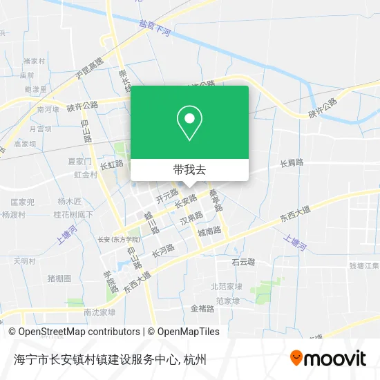 海宁市长安镇村镇建设服务中心地图