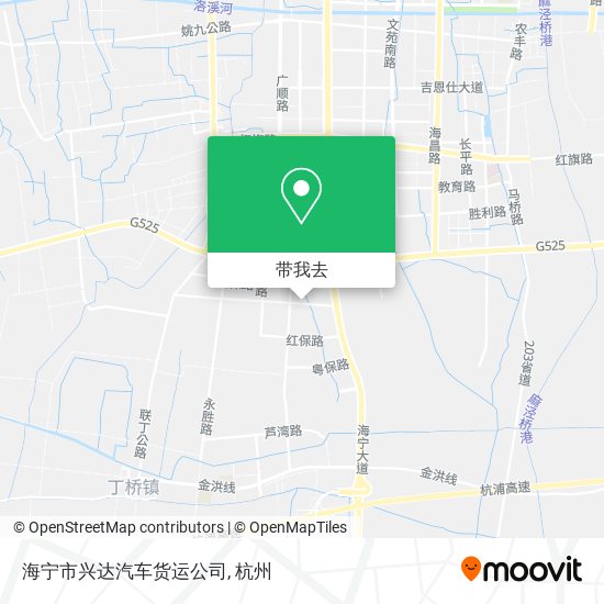 海宁市兴达汽车货运公司地图