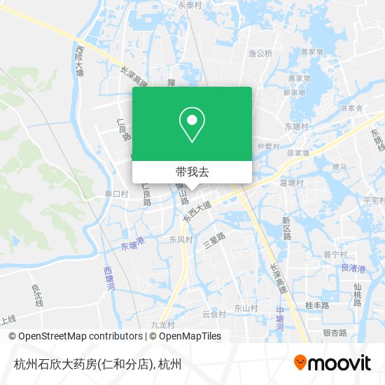 杭州石欣大药房(仁和分店)地图