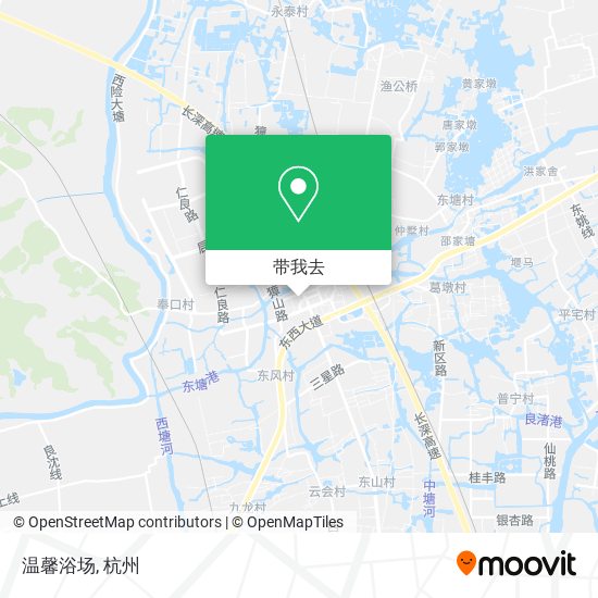 温馨浴场地图