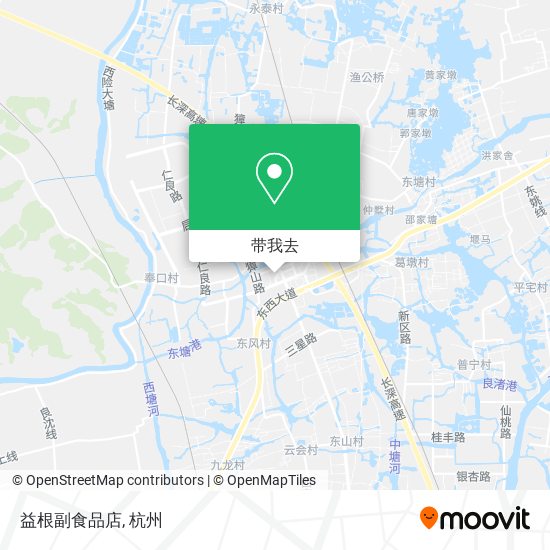 益根副食品店地图